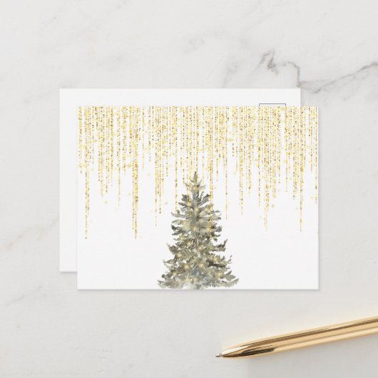 Christmas Card Feestdagenkaart (Voorkant / Achterkant in situ)