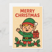 Christmas card feestdagenkaart (Voorkant / Achterkant)