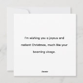 Christmas Card! Feestdagenkaart (Achterkant)