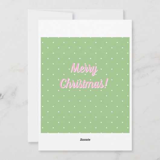 Christmas Card Feestdagenkaart (Achterkant)