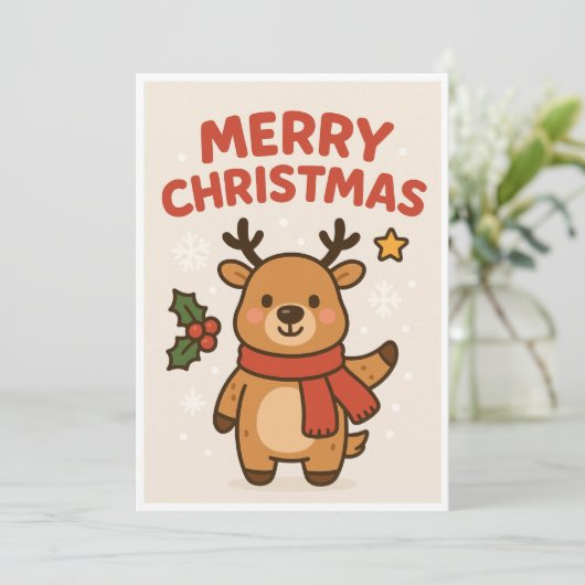 Christmas card feestdagenkaart (Staand voorkant)