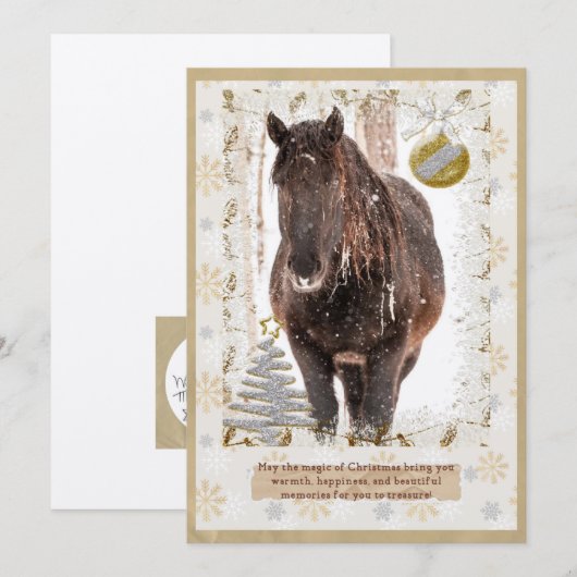 Christmas Card Feestdagenkaart (Voorkant / Achterkant)