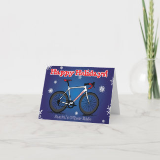 Christmas Card for Cyclists Feestdagen Kaart