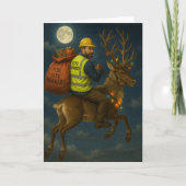 Christmas card ft, Site Manager and Reindeer Kaart (Voorkant)
