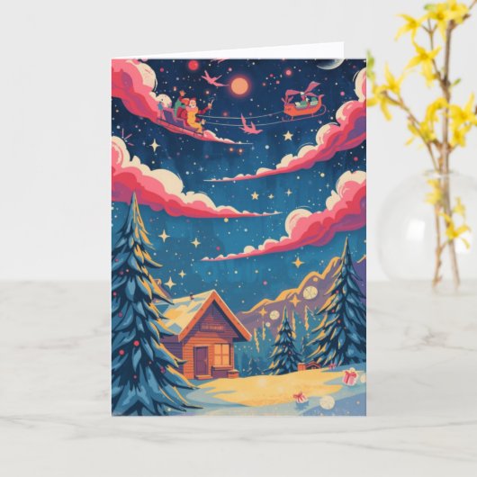 Christmas Card - Holiday Magic Kaart (Gele Bloem)