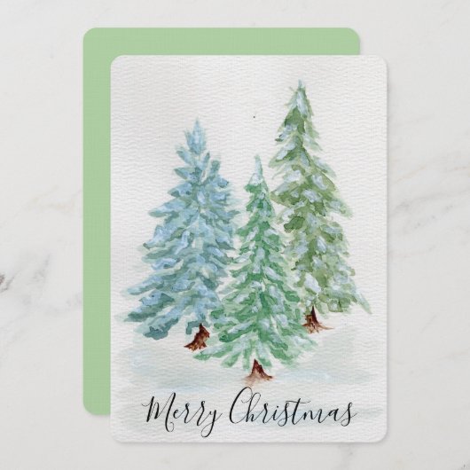 Christmas Card Kaart (Voorkant / Achterkant)