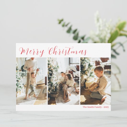 Christmas Card Kaart (Staand voorkant)