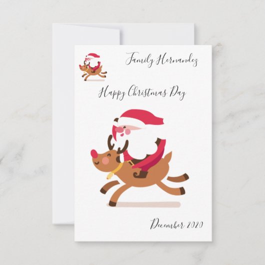 Christmas card kaart (Voorkant)