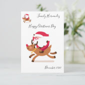 Christmas card kaart (Staand voorkant)