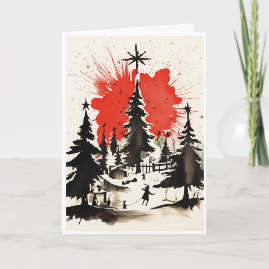 Christmas card kaart (Voorkant)