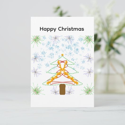 Christmas Card Kaart (Staand voorkant)