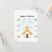 Christmas Card Kaart (Voorkant / Achterkant in situ)