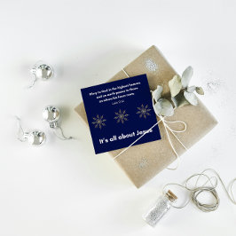 Christmas Card: Luke 2:14, Bible Verse Card Feestdagenkaart