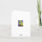 Christmas card met Pomegranate Feestdagen Kaart (Achterkant)