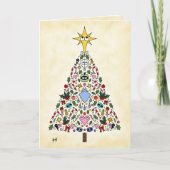 Christmas Card Miracle of Awakening Tree Feestdagen Kaart (Voorkant)