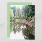 Christmas Card--Peace Feestdagenkaart (Voorkant / Achterkant)