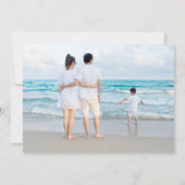 CHRISTMAS CARD Pink Flamingo Florida Holiday Card Feestdagenkaart (Achterkant)