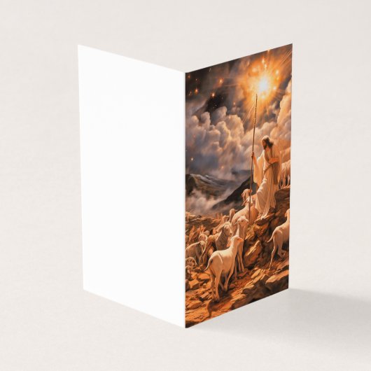 Christmas Card Religious Personalized Kaart (Buitenkant)