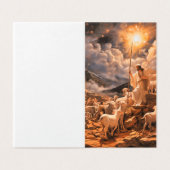 Christmas Card Religious Personalized Kaart (Buitenkant ongevouwen)