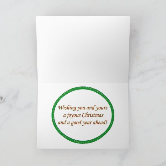 Christmas Card (Save versus Delete Theme) Feestdagen Kaart (Binnen)