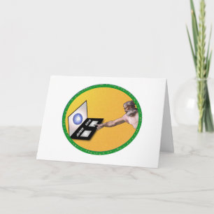 Christmas Card (Save vs. Delete Theme) Feestdagen Kaart