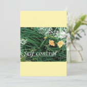 christmas card---self control feestdagenkaart (Staand voorkant)