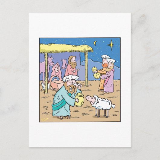 Christmas Card The Three Wise Kings Feestdagenkaart (Voorkant)