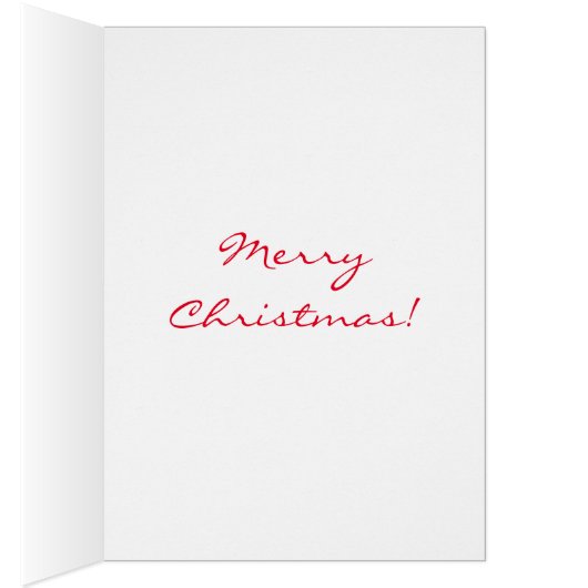 CHRISTMAS CARD WHITE RETRIEVEN MET RODE BOW (Binnen (Rechts))