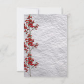 Christmas Card With a Smiling and Happy Baby. Bedankkaart (Achterkant)