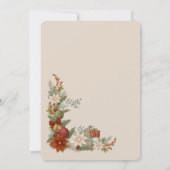 Christmas card with baby Jesus in a manger Kaart (Achterkant)