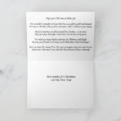 Christmas card with special verse feestdagen kaart (Binnen)