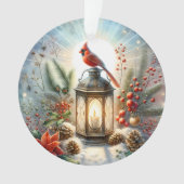 Christmas Cardinal Lantern Ornament (voorkant)