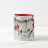 Christmas Cardinal Mug Mok (Midden)