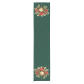 Christmas Cardinal Table Runner Korte Tafelloper (Voorkant)