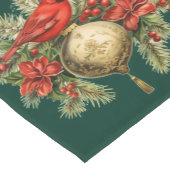 Christmas Cardinal Table Runner Korte Tafelloper (Hoek)