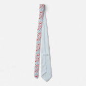 Christmas Cardinals Midcentury Modern Neck Tie Stropdas (Achterkant)