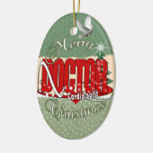 CHRISTMAS CARDIOLOGIST DOCTOR KERAMISCH ORNAMENT (Links)