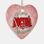 CHRISTMAS CARDIOLOGIST DOCTOR KERAMISCH ORNAMENT (Rechts)