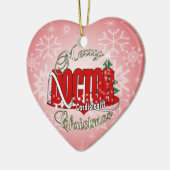CHRISTMAS CARDIOLOGIST DOCTOR KERAMISCH ORNAMENT (Links)