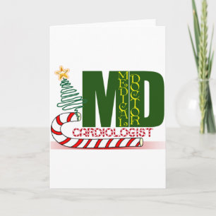 CHRISTMAS CARDIOLOGIST FEESTDAGEN KAART