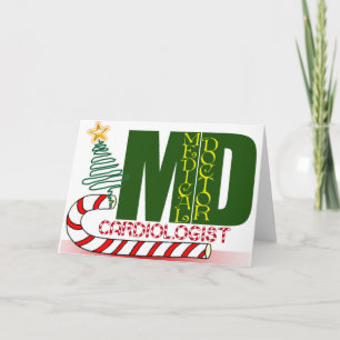 CHRISTMAS CARDIOLOGIST FEESTDAGEN KAART