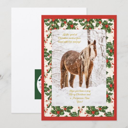 Christmas Cards Feestdagenkaart (Voorkant / Achterkant)