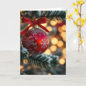 Christmas cards kaart (Gele Bloem)
