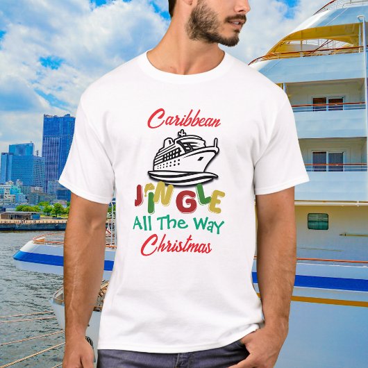 Christmas Caribbean Cruise Personalize T-shirt