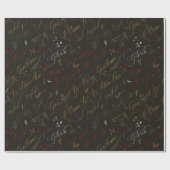 Christmas Carol Botanicals Cadeaupapier (Vlak)