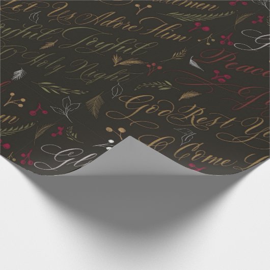 Christmas Carol Botanicals Cadeaupapier (Hoek)