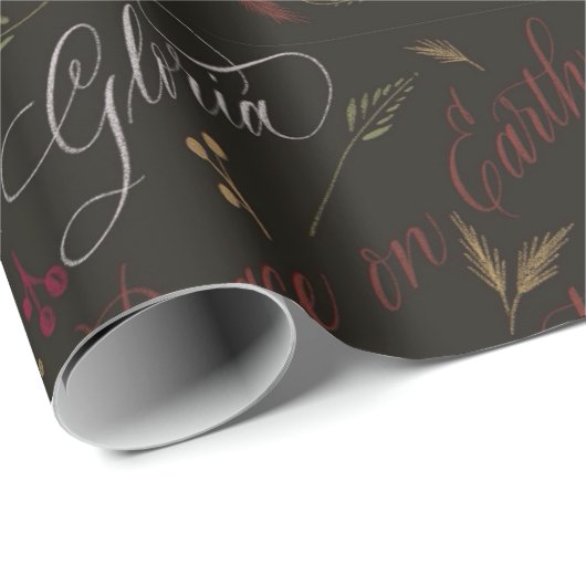 Christmas Carol Botanicals Cadeaupapier (Rol Hoek)