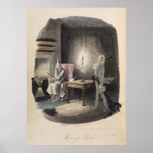 Christmas Carol - Marley's Ghost Poster (Voorkant)