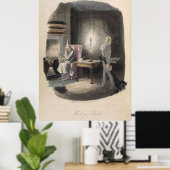 Christmas Carol - Marley's Ghost Poster (Thuiskantoor)