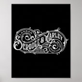 Christmas Carol Scrooge And Marley Counting House  Poster (Voorkant)